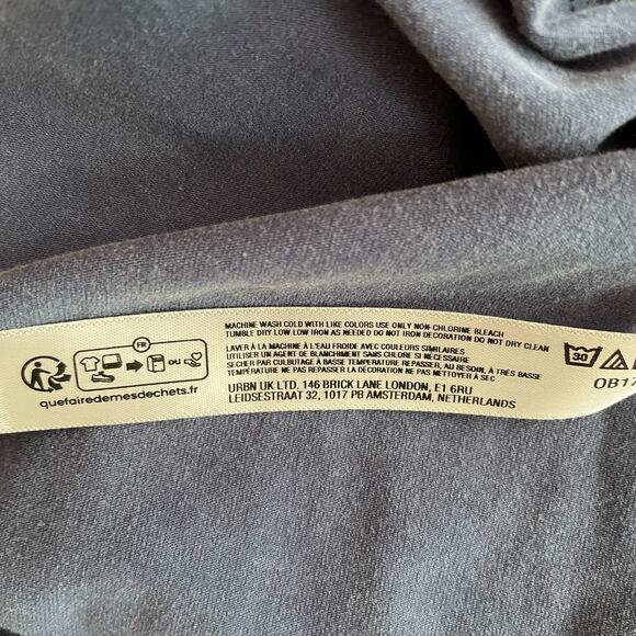 Free People Movement Hot Shot Mini Dress Built In Shorts Blue Indigo Size XS - Picture 10 of 10